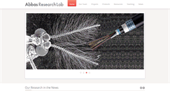 Desktop Screenshot of abbaslab.com